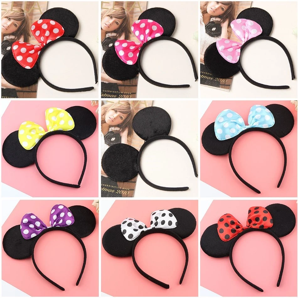 Diadema para Mickey Minnie Accesorios para fiestas infantiles para Halloween Cumpleaños Navidad|Niños y Bebé Accesorios| - AliExpress