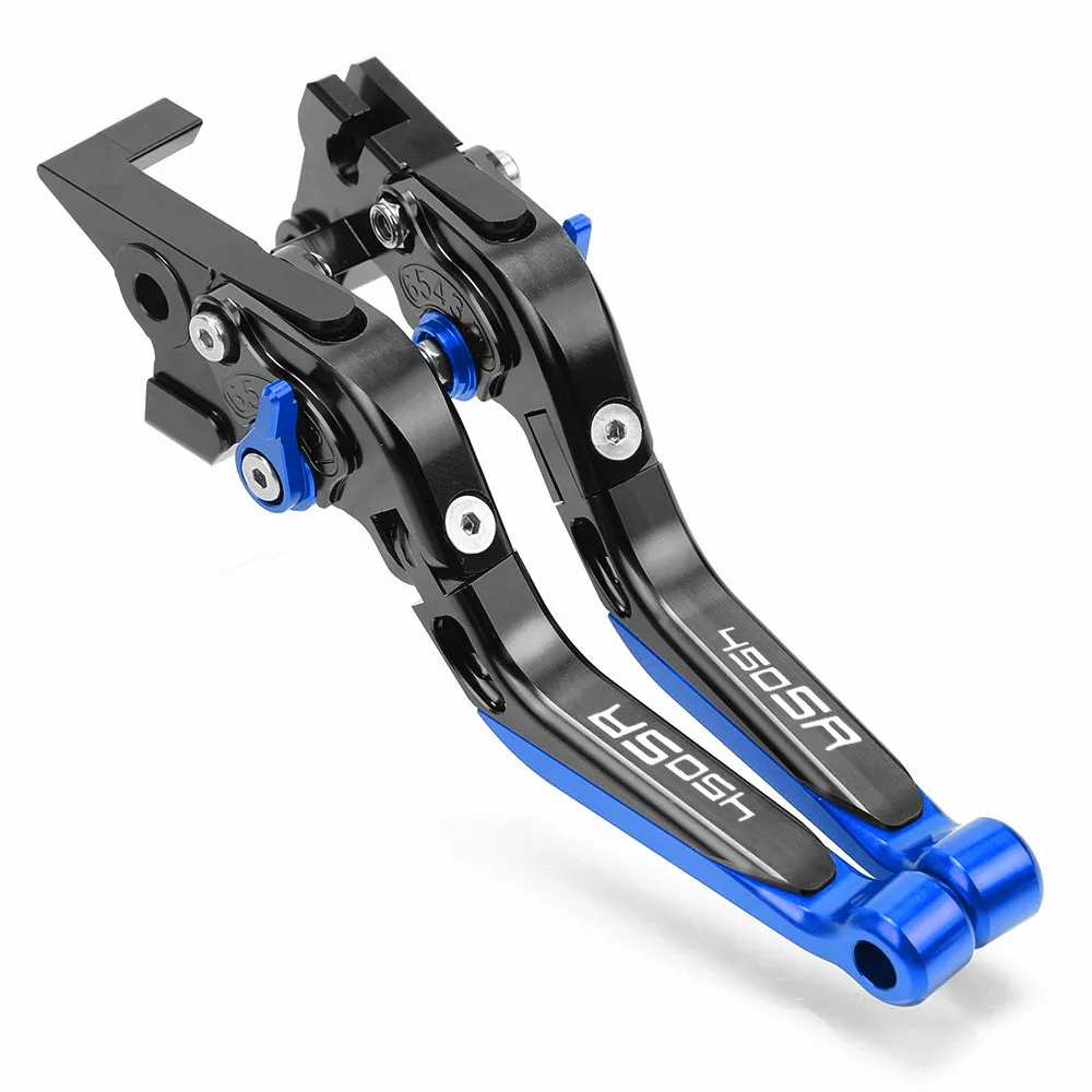 Leve Freno E Frizione Regolabili Pieghevoli Per CFMOTO 450SS 450SR (2021-2023) E 450NK 450CL-C (2023-2024), In Alluminio CNC, Colore Azzurro