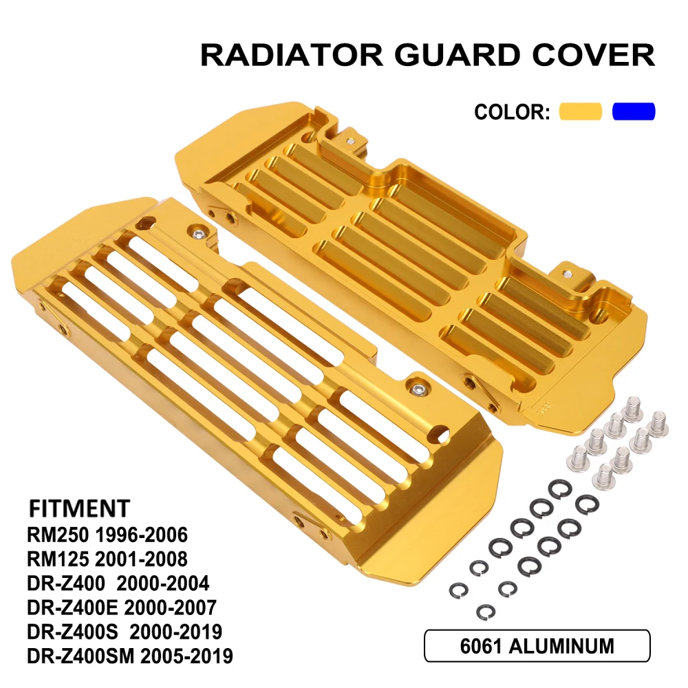 Radiator Guard Cover Cnc Motorcycle Accessories For Suzuki Rm250 9606
