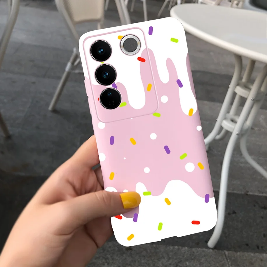 Fashion Candy Color Painted Soft Shell Back Cover Case