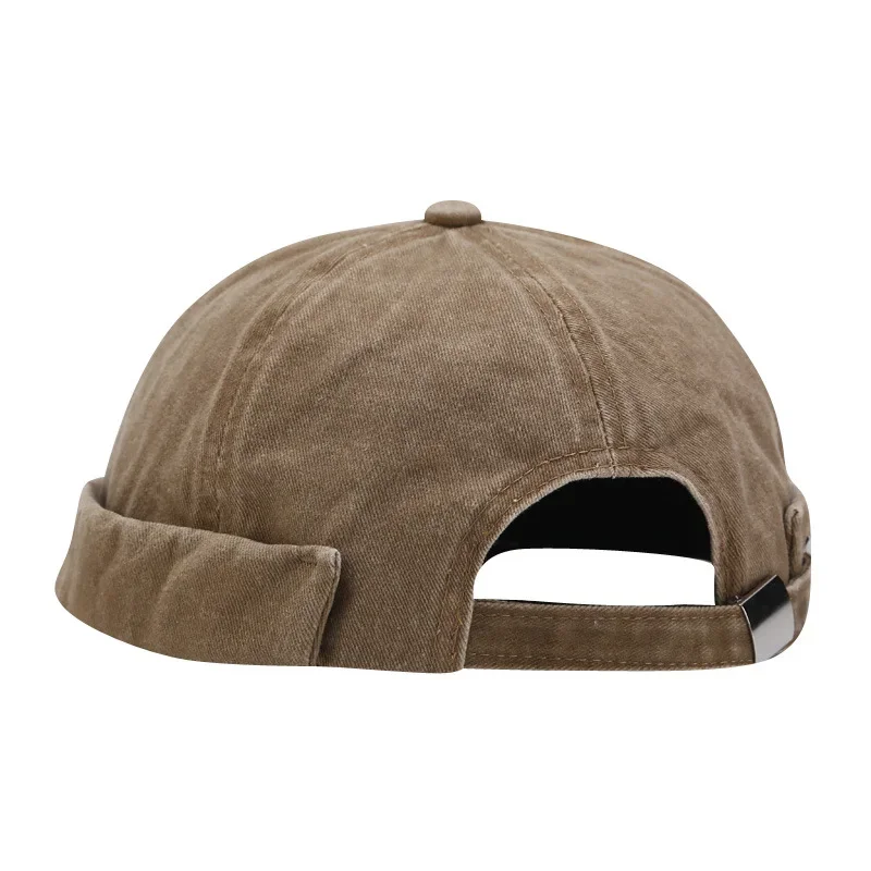 New Make Old Style Beanies Skullies Men Adjustable Casual Brimless Skull Loop Beanie Hat Solid Men Hat Autumn Gorro Women's Hats