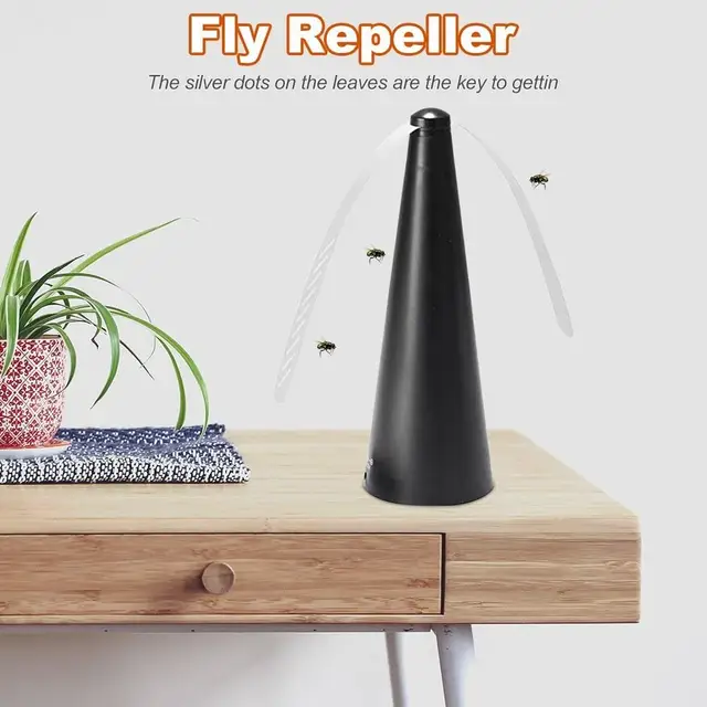 Kültéri Konyhai Légyriasztó Ventilátor Ételvédő Usb Töltő Légypusztító Tartsa Távol Legyek Hibákat Az Élelmiszer -Kártevő Ventilátoroktól