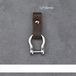 Premium Titanium Alloy Horseshoe Buckles - Versatile Outdoor Keychain Hooks (10)