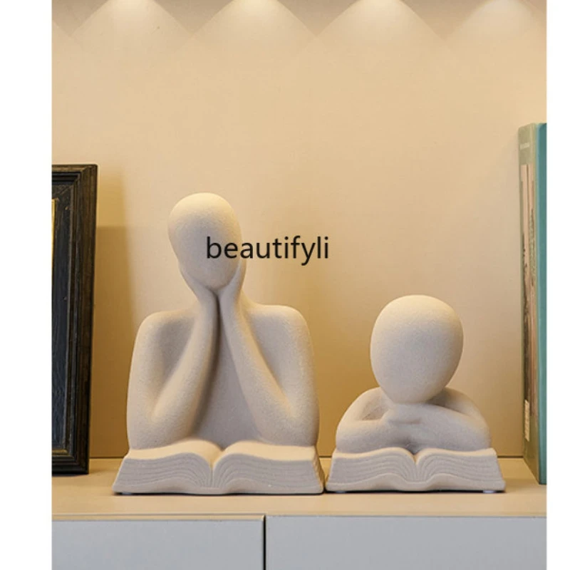 

yj Abstract Figure Decoration Modern Minimalist High Sense Art Ceramic Home Living Room Sample Room Soft Ornaments