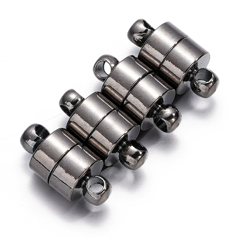 Elegant 6mm Silver/Gold Magnetic Clasp Set