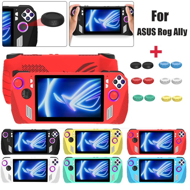 Silicone Protective Case+Button Cap Kits For ASUS ROG Ally Handheld Game  Console