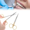Stainless steel Dental Surgical Eye Double Eyelid Scissors Beauty Scissors Cut Tissue Scissors 12*4.5cm 1