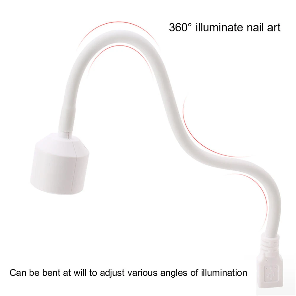미니 UV LED 라이트 네일 젤 광택제 건조 램프, 한 손가락 전문 건조기, 매니큐어 네일 용품 아트 살롱 장비 도구