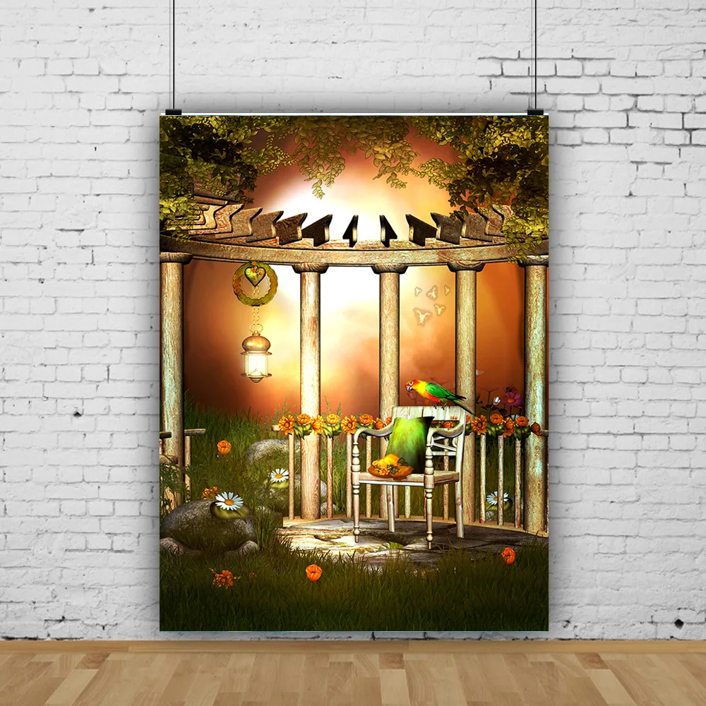 

SHUOZHIKE Vinyl Chinese Courtyard Architecture Theme Photography Backdrops Prop Photo Studio Background TY-01