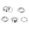 Stainless Steel Flat Eyelets Inside Diameter 5/6/8/10 mm Button Metal Shoe Eye Buckle Leather Rivets File Bag Rack Hollow Nail 4