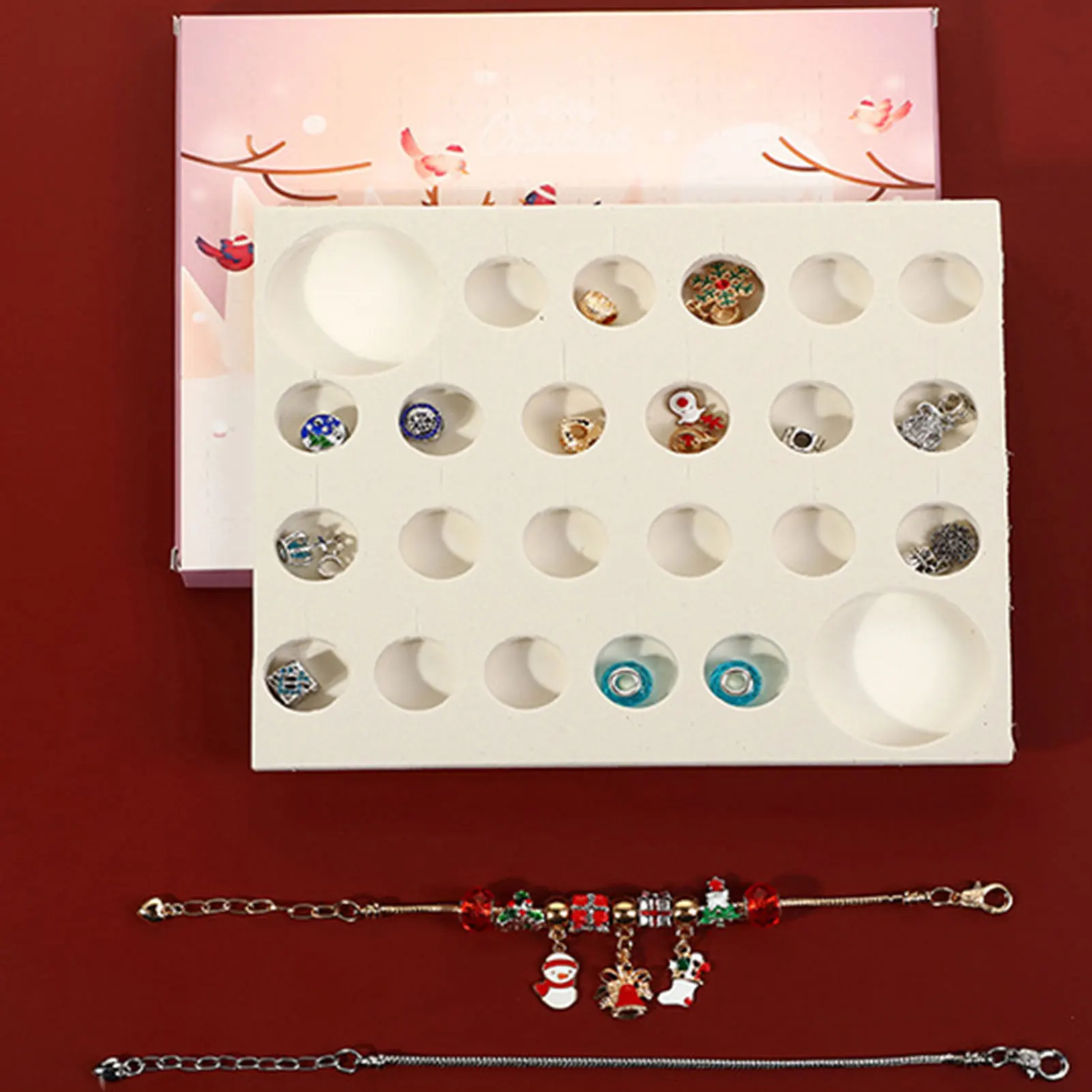 Countdown Calendar Jewelry Christmas Advent Calendar Bracelets For Girls Christmas Advent Countdown Calendars Jewelry
