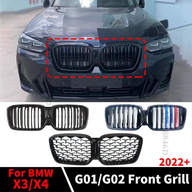 BMW 純正 ブラック キドニーグリル X3 G01 X4 G02 LCI 後期 フロント