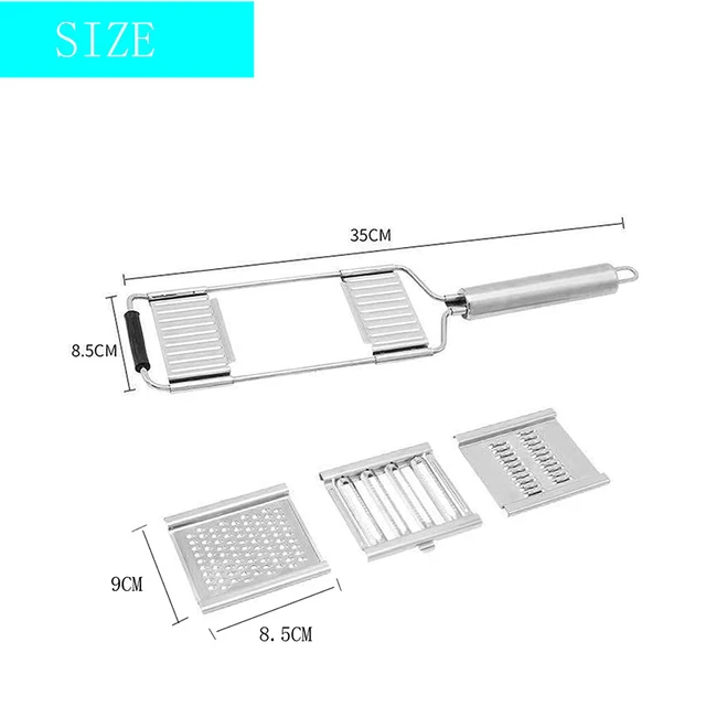 Shredder Cutter Stainless Steel Portable Manual Vegetable Slicer – Kitchen  Groups