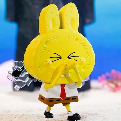スポンジボブ　スーパーエディション　半骨分　ブラインドボックス　フィギュア Dissectibles Spongebob』スポンジボブ スーパーエディション 半