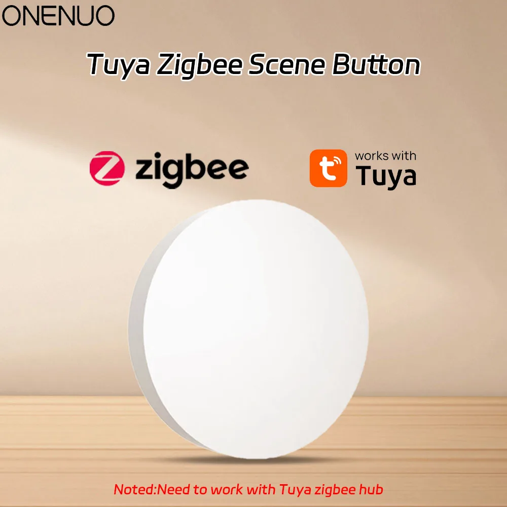 Smart Switch Tuya Smart Zigbee One Click Scene Switch Button Scene Panel Home Light Turning Device