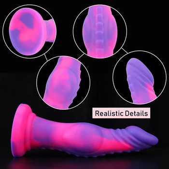 Silicone Huge Dildo Soft Big Dildos Strong Suction Cup Penis Large Butt Plug Dragon Dildo Anal Sex Toys For Womans Masturbador 6