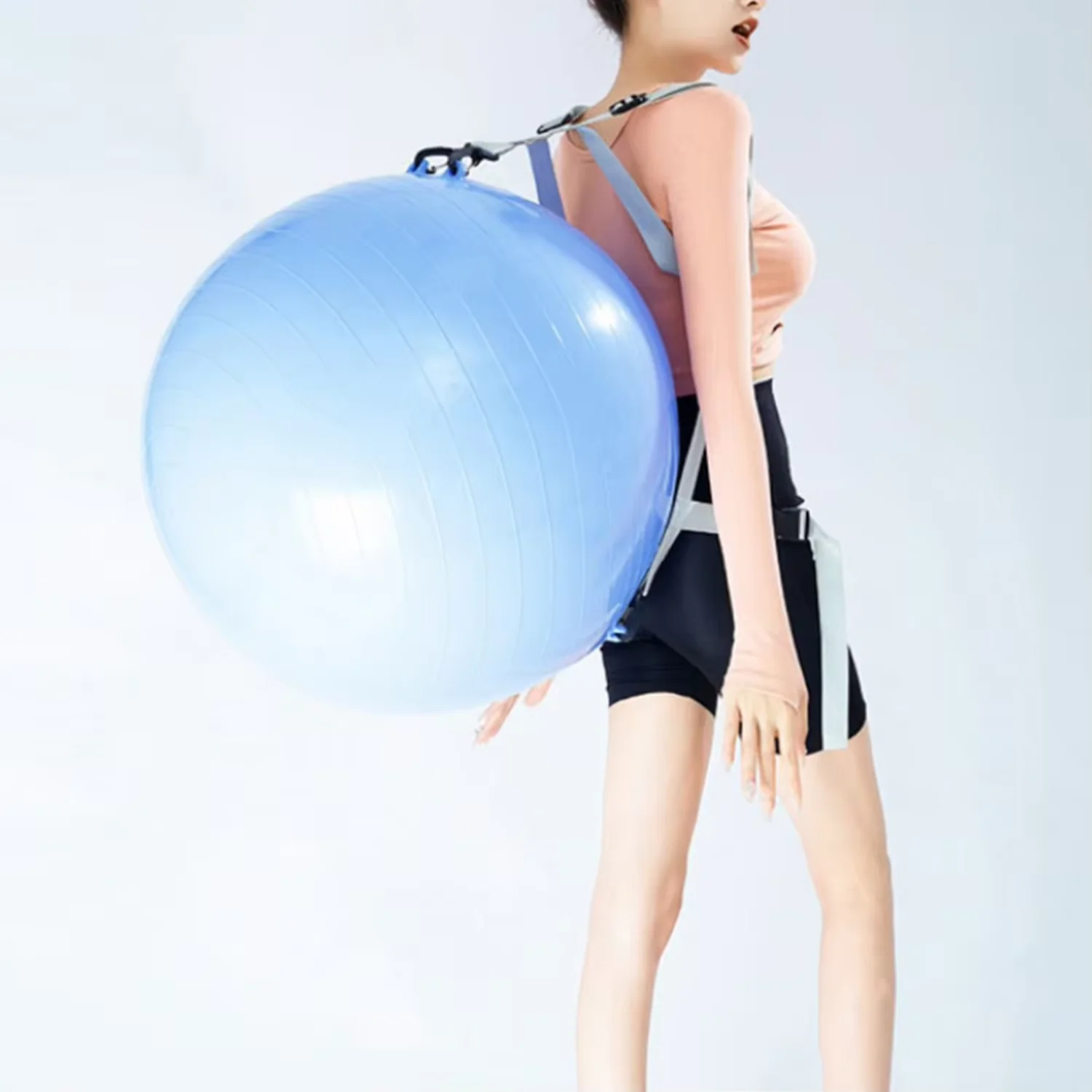Versatile 45CM Yoga Balance Ball Backflips & Fitness Exercises-Suitable Adults & Children