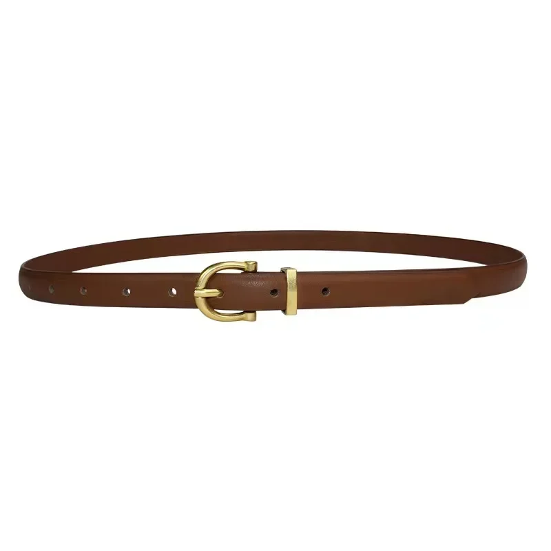 

2024 Chain Belt Female Fashion All-in-one Jeans Student Korean Version Thin Female Decorative Belt