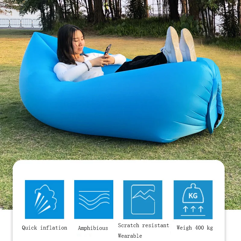 PortablcampcampinginflatablefoldinchairBeachPicnicinflatable