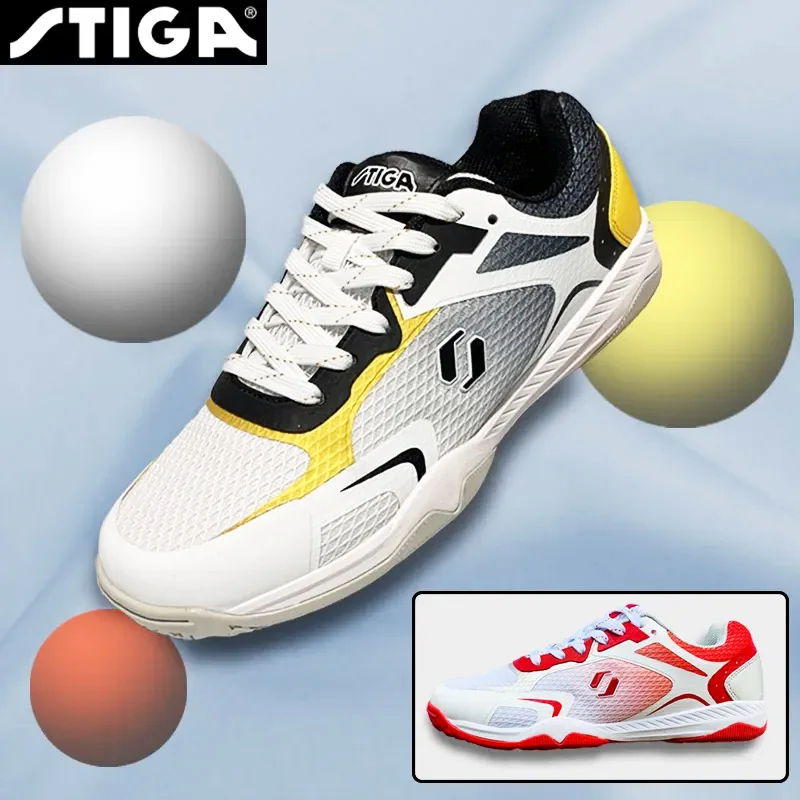 Table Tennis Shoes STIGA Table Tennis Shoes Men Women Brand New Ping Pong Sneakers Professional Anti-slip Durable Portable