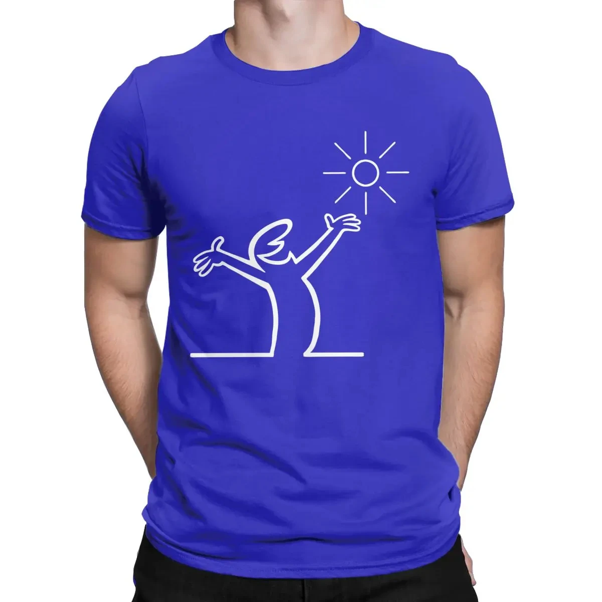 Men's Versatile Cotton Printed T-Shirt - Casual, Comfortable & Trendy