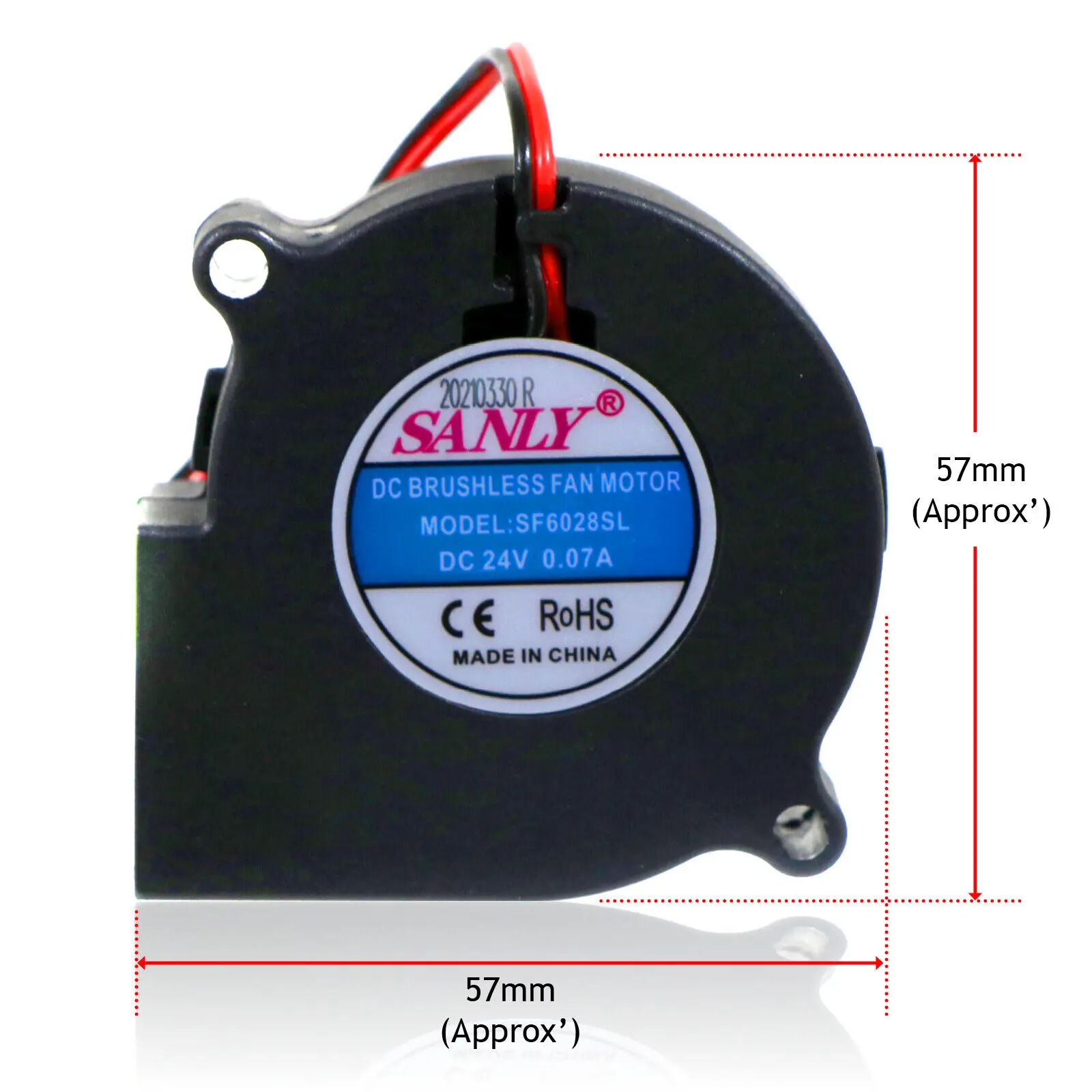 Fire Fan Brushless Fan Motor Dimplex Electric Motor SF6028SL(R ...