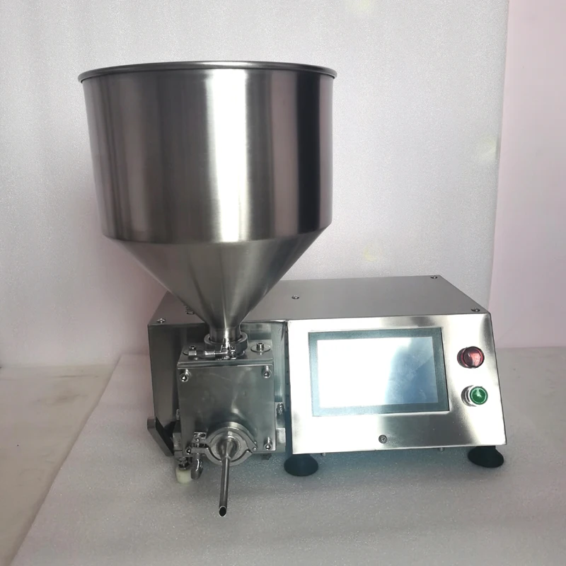 

Continuous Butter Puff Cake Filling Machine Sandwich Snack Bread Cream Filler Used for Bakery Store