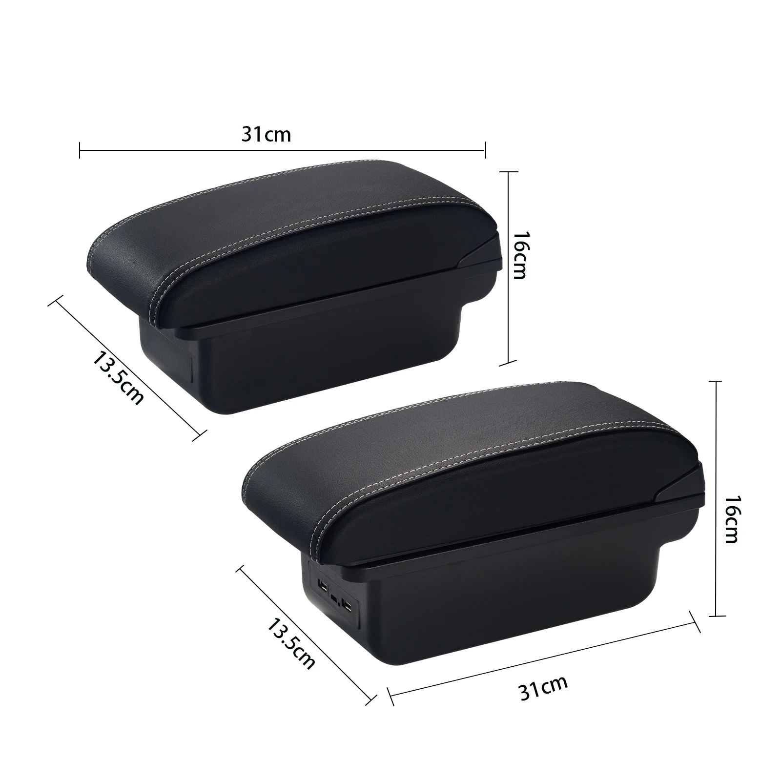 폭스바겐 폴로 암레스트 신제품 VW 폴로 Mk5 6R 벤토 차량용 암레스트 박스 2010-2018 수납 박스 개조 인테리어 자동차 액세서리