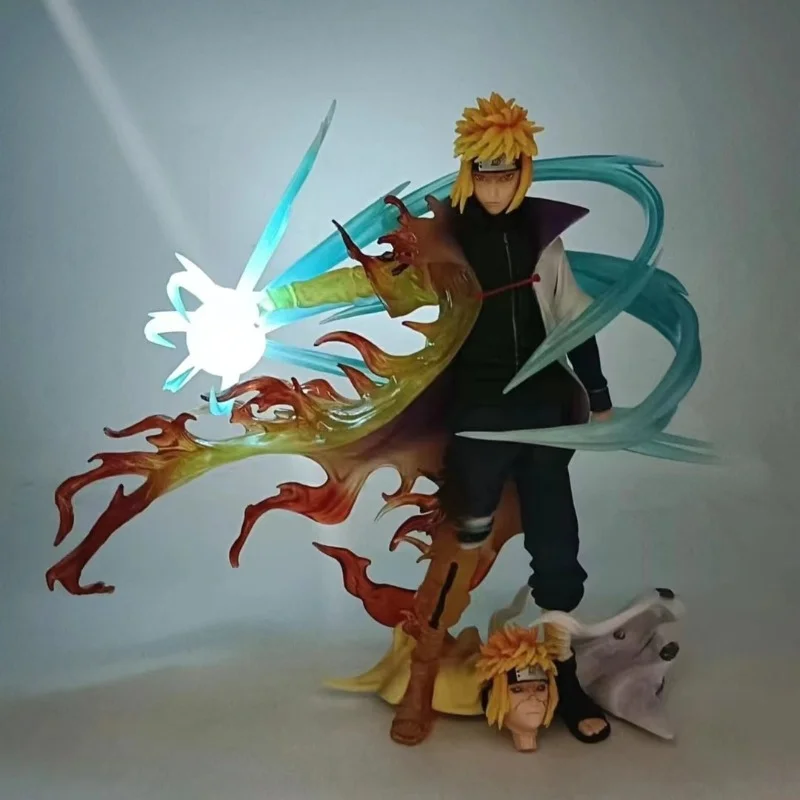 Naruto Minato Figuras Namikaze Minato, Boneca de Ação PVC, GK mal