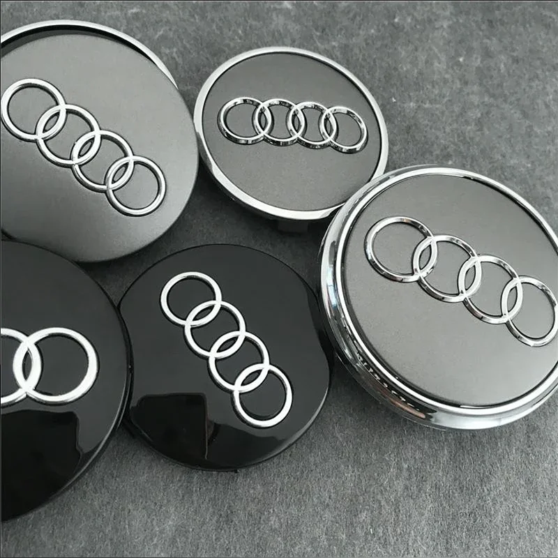 4개 60mm 61mm 68mm 69mm 자동차 스타일링 휠 센터 캡 허브 커버 배지 4B..