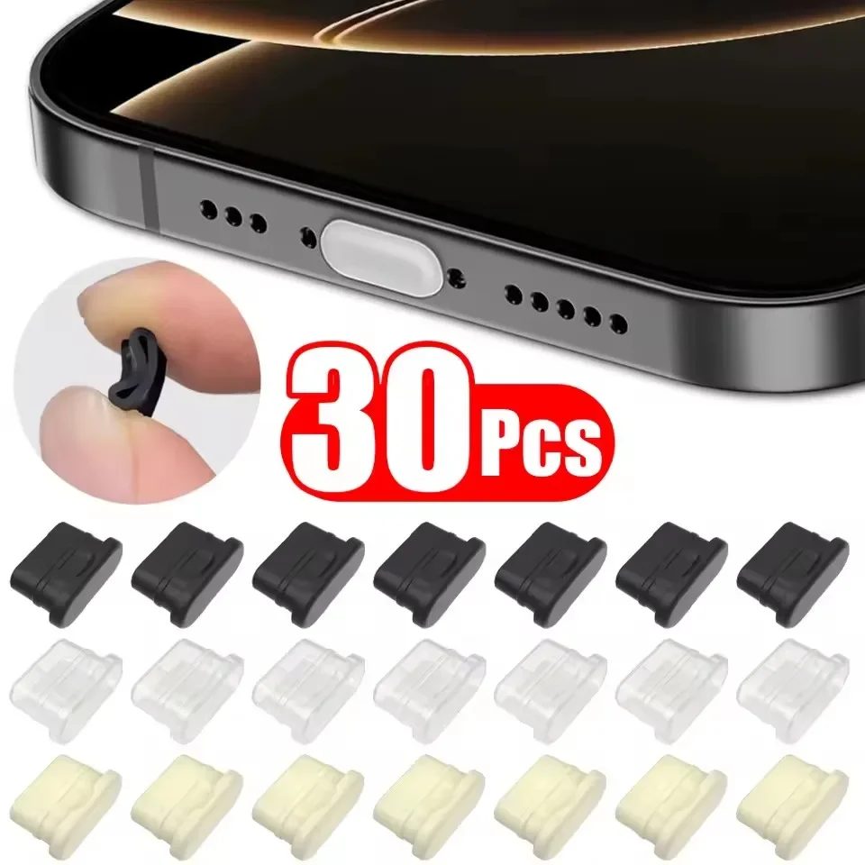 Universal Soft Silicone USB-C Dust Cover and Charging Port Protector