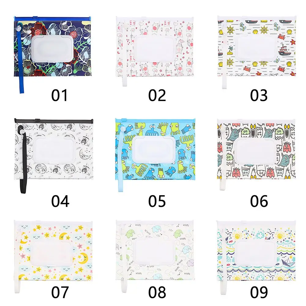 Plastic Wet Wipes Bag Stroller Accessory