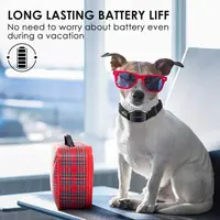 DOGCARE Anti Bark Dog Collar LED Indicator Electric Shock Dogs 7 Levels Shock Modes Training Collar