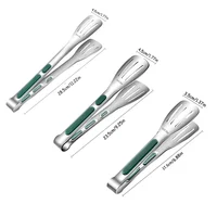 Pince à aliments coordonnante en acier inoxydable, pince à barbecue, pince à salade de viande, outils de cuisson, accessoires de cuisine 6