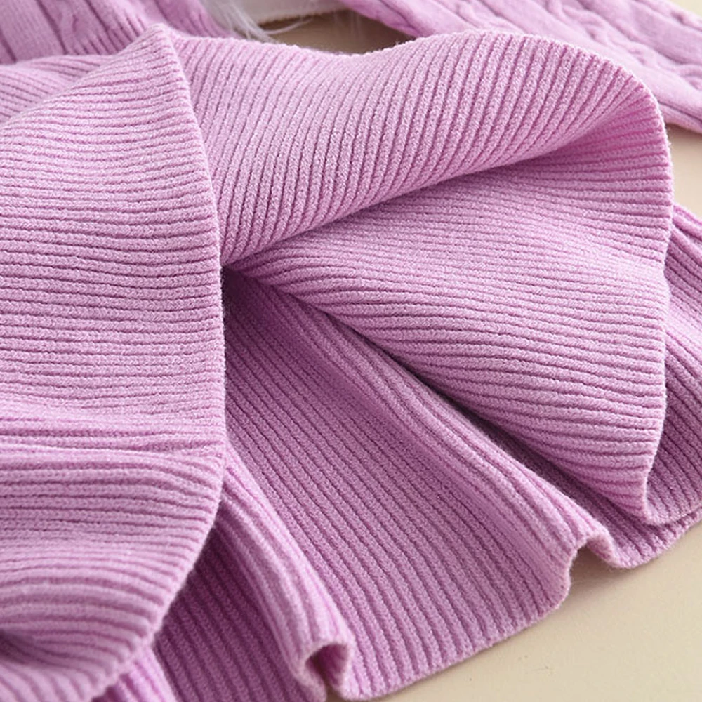 Knitted Ruffle Dress 6