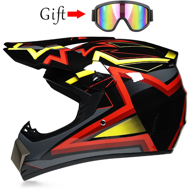 Off Road Moto Rcycle Adulto Moto Cross Helmet Atv Dirt Bike Downhill Mtb Dh Racing Helmet Cross Helmet Capacetes Dot Moto