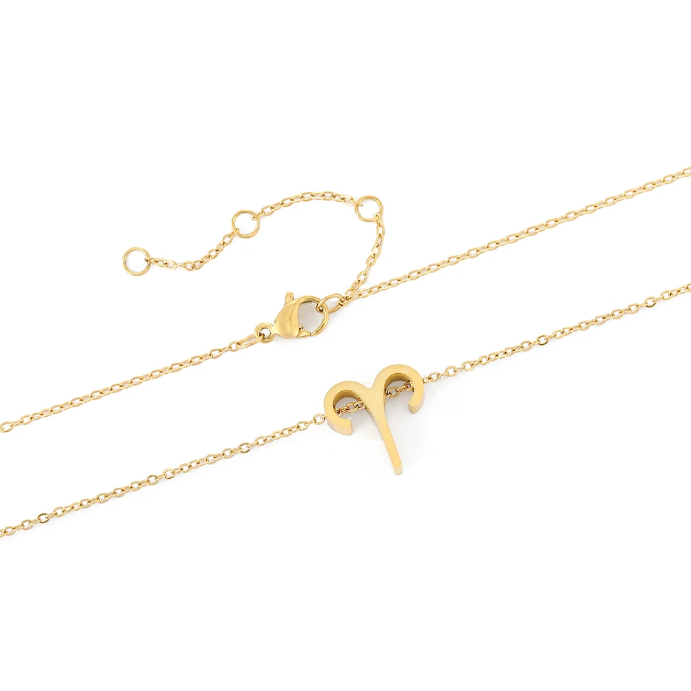 YL Collana in argento con pendente Gemini - Argento sterling 925-12 Constellation Zodiac Clock per donne e ragazze