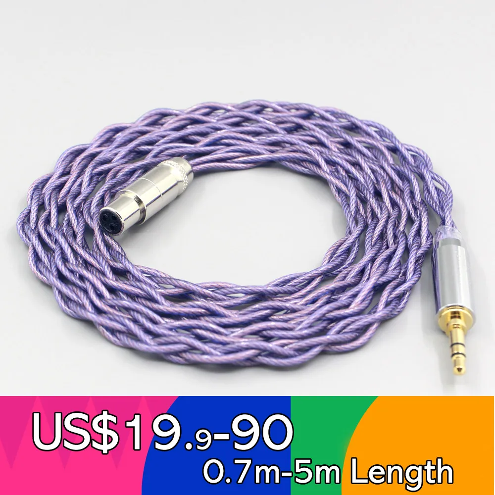 

Type2 1.8mm 140 cores litz 7N OCC Headphone Cable For AKG Q701 K702 K271 K272 K240 K141 K712 K181 K267 LN007908