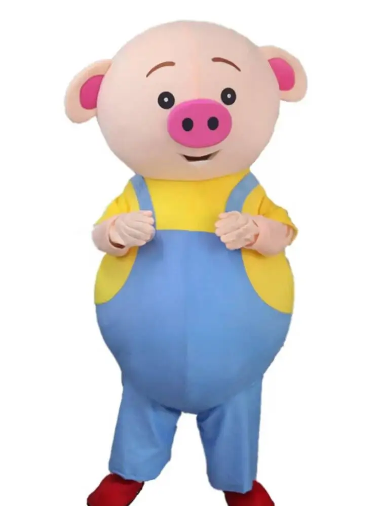 

Pig Mascot Costume Cartoon Doll Clothing Walking Doll Props Animal Costume Halloween Christmas Party Masquerade Anime Shows