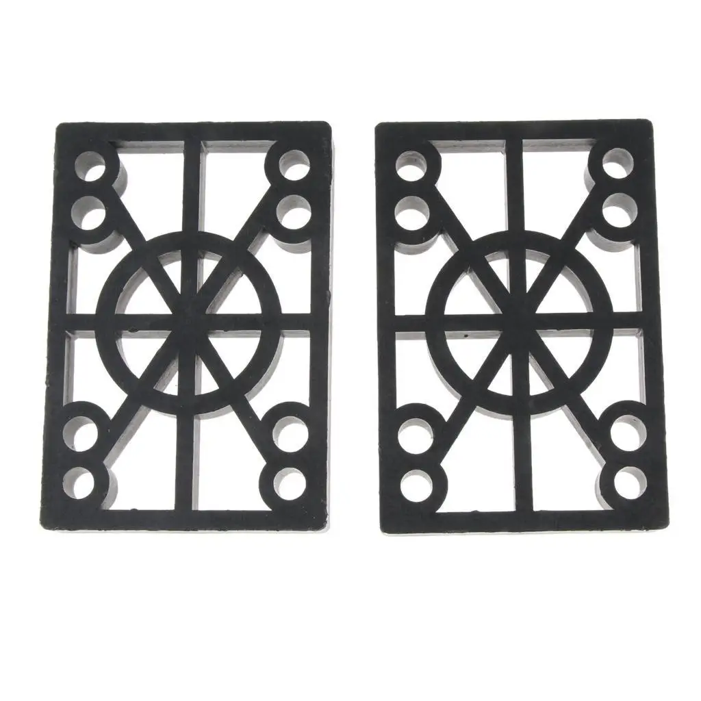Skateboard Riser Pads Rubber 12mm 1/2" Set of 2 skateboard accessories