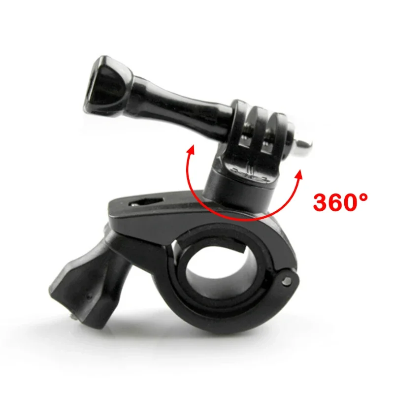 Support Guidon Vélo Moto GoPro Rotation 360° - Noir