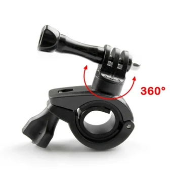 Support de guidon de vélo et de moto pour GoPro, support de montage de guidon, accessoires de caméra, rotation à 360 degrés, Fore11, 10, 9, 8, 7, 6, 5 1