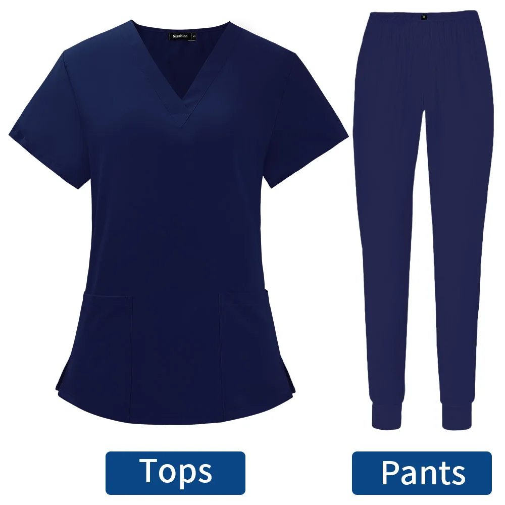 Lab Workwear Surgical Uniforms Jogging Suits Nurse Work Clothes Pet Clinic Uniforms Veterinary Work Sets Medical Uniform