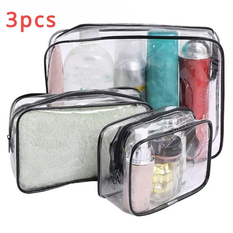 Makeup Organizer Toiletry Bag 3pcs/set Waterproof Travel Cosmetic Bathroom Organizer