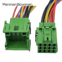 1 ชุด 12 พินเครื่องเล่นซีดีในรถยนต์สายไฟเชื่อมต่อปลั๊กตัวเมียสายไฟ 1-967622-1 1-967627-1 3