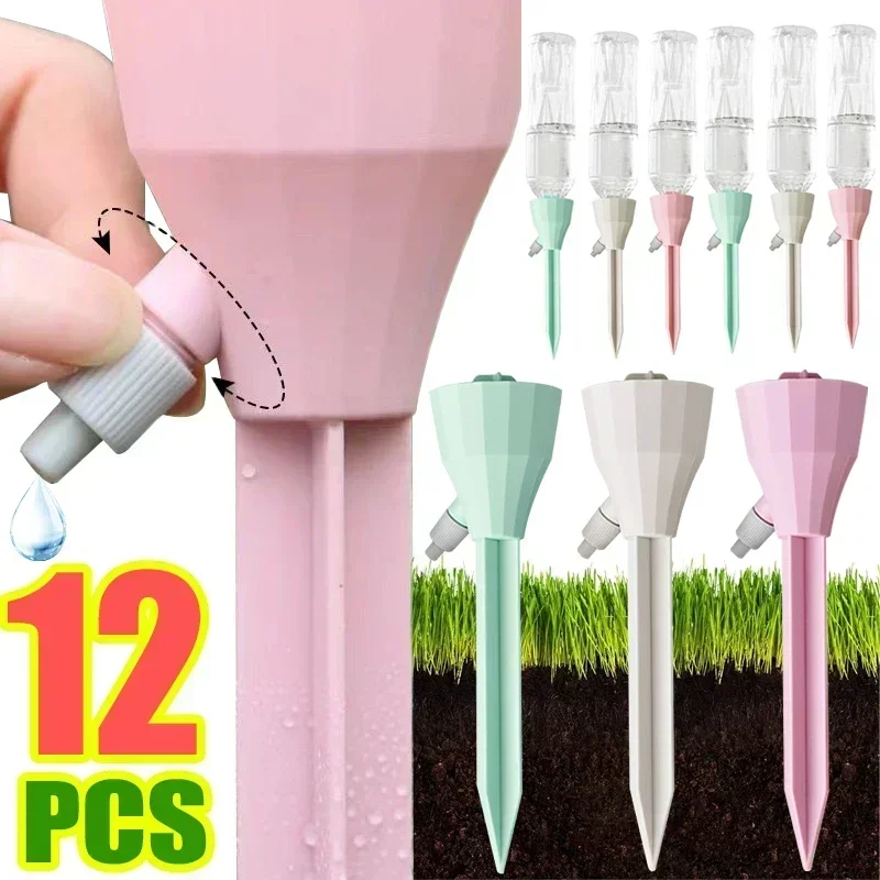 Einstellbares Tropfbewässerungssystem, automatische selbstbewässernde Spikes für den Innen- und Außenbereich, Topfpflanzen, Bewässerungssystem, Gartenbedarf