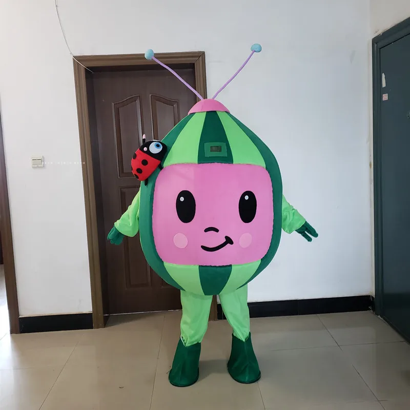 

Косплей фруктовый арбуз мультяшный персонаж талисман костюм модное платье Женская рекламная церемония животное карнавал реквизит взрослый размер
