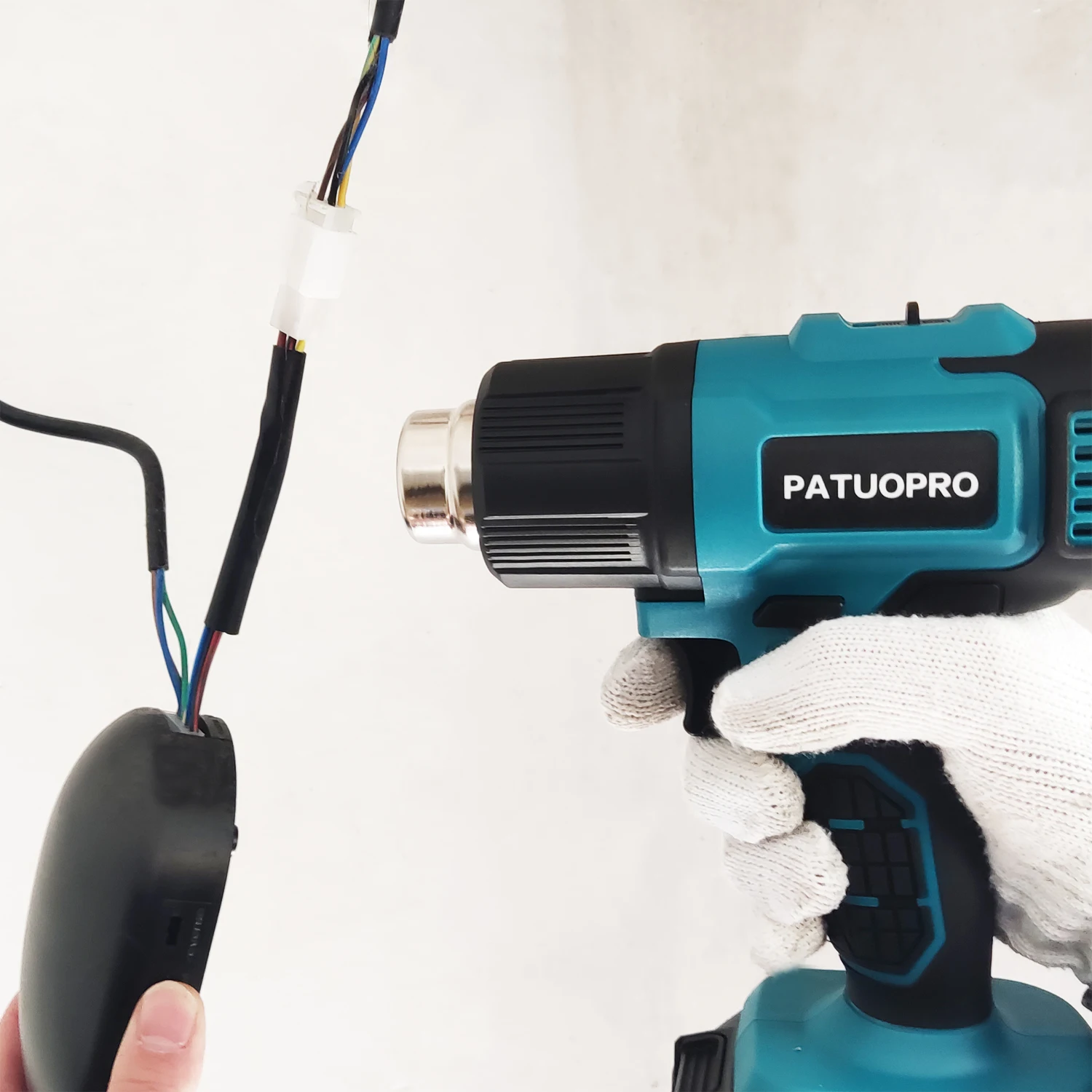 Heat Gun Cordless Hot Air Gun Industrial Handheld Electric Heat Gun Temperatures Adjustable Fit Makita 18V Battery no battery 6