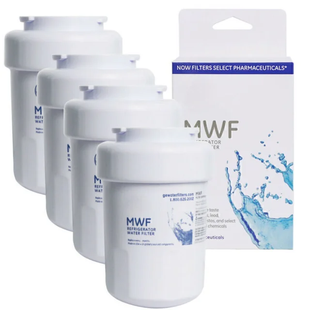 Refrigerator Water Filter for GE Replacement MWF MWFP GWF HDX FMG-1 WFC1201 Compatible with Kenmore 9991 46-9991 MWFA RWF1060 1