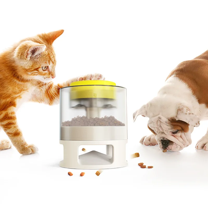 

Pet Dog Puzzle Toys Food Training Automatic Feeder Box Slow Eating Toy Push Dispenser Feeding Bowl For Dogs Cats Pet Product